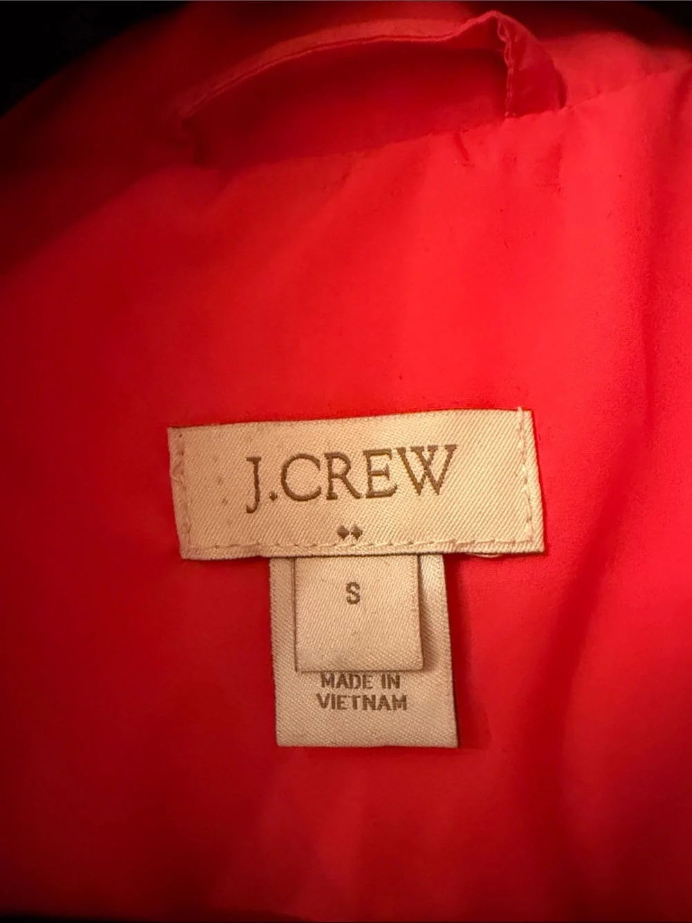J. Crew Quilted Puffer Vest in Bright Pink